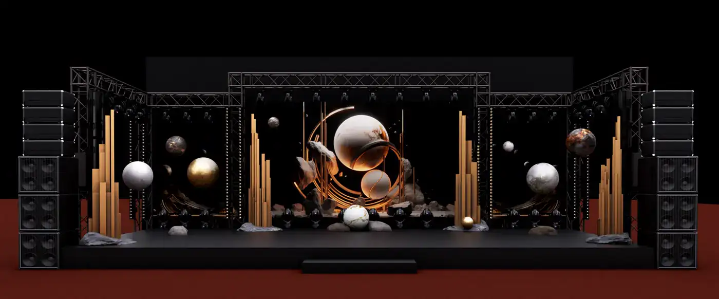 Wizualizacja koncepcyjna 3D scenografii